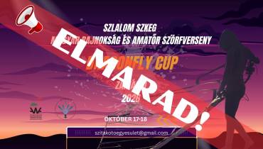 A szlalom szkeg verseny elmarad!