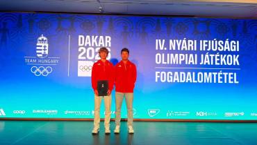 Letette az esküt Kátai Flórián, készül az ifjúsági olimpiára